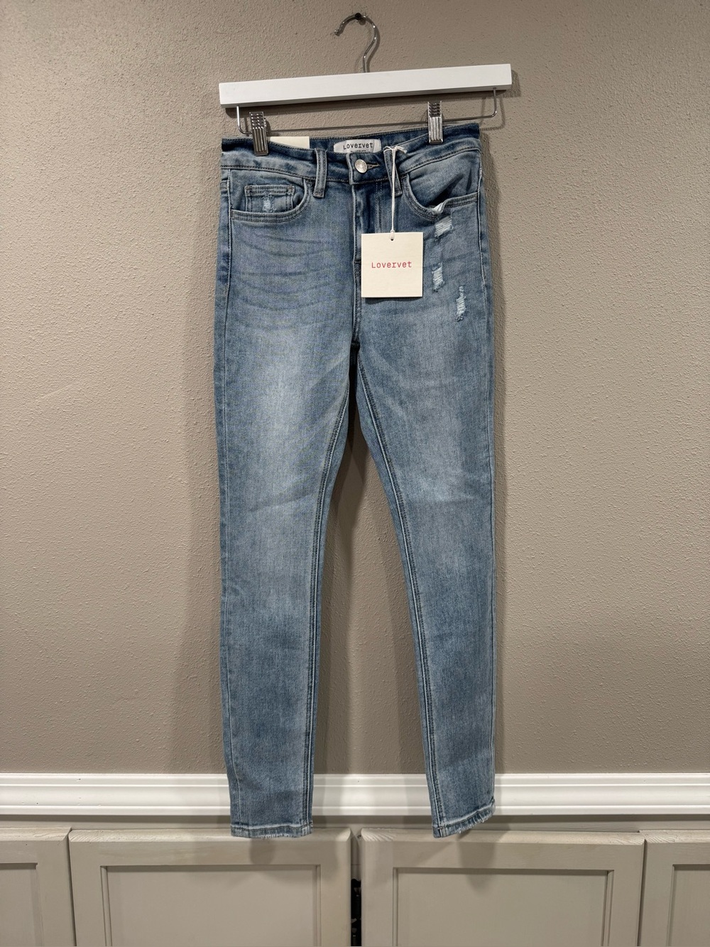 NWT Lovervet Light Blue High-Rise Skinny Jeans